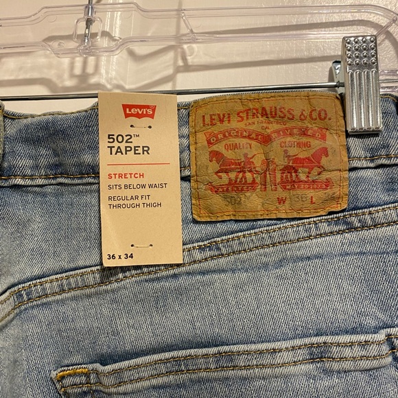 Levi’s Men’s Stretch 502 Taper Jeans 36 x 34 NWT - Picture 6 of 13